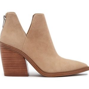 Vince Camuto Suede Tan Booties